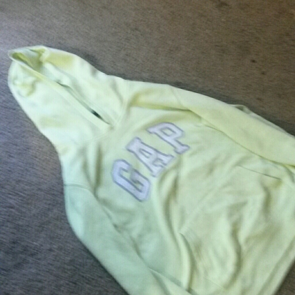 A green sweatshirt from  gap